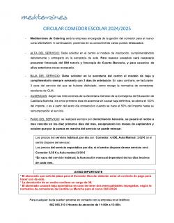 INFORMACIÓN PARA FAMILIAS 